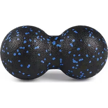 Masážní přístroj Masážní pěnové dvojmíčky - černo-modrý - 8 x 16 cm