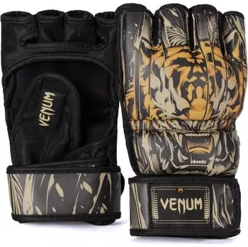 MMA rukavice Venum Tiger MMA Gloves - Black/Neon Orange Velikost: S