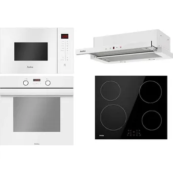 Set domácích spotřebičů Vestavný set Set Amica AHI 601 + Amica OTP6641WG + Amica TFB 112 TKW + Amica TMI 25 CXW