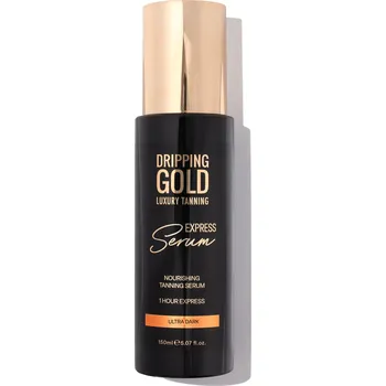 Samoopalovací přípravek Dripping Gold Expresní samoopalovací sérum s hydratačním účinkem 150 ml Odstín: ULTRA DARK (ultra tmavý) Dripping Gold