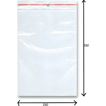 Sáček na potraviny Sáček rychlozavírací 100 ks - 250 × 350 mm