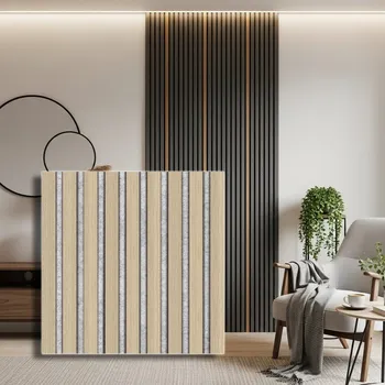 Obklad Windu Akustický obkladový panel, dekor Dub Sonoma/šedý filc 800x400mm, 0,32m2