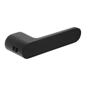 Dveřní kování Kuchinox Klika SALIDA s klíčem a zámkem - černá - (komplet 2 ks) pro magnetické zámky