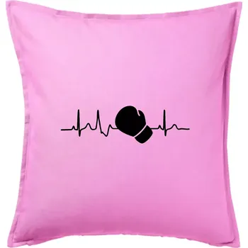 Polštář EKG box rukavice - Polštář 50x50 - 50x50 - Pouze potah ( Růžová )