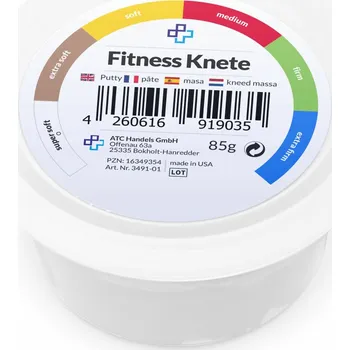 Výtvárné potřeby Hmota pro rehabilitaci rukou - 85g super měkká - bílá