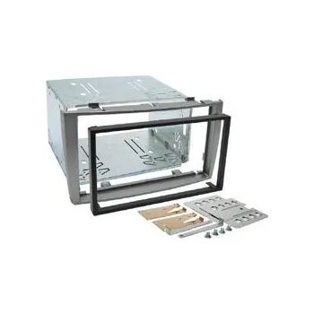 ISO redukce Rámeček autorádia 2-DIN Peugeot 308 stříbrná I.