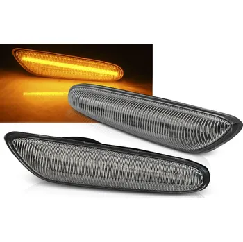 Směrový světlomet BMW E90 / E91 E92 / E93 2005 - 2013 - LED dynamické blikače černo bílé