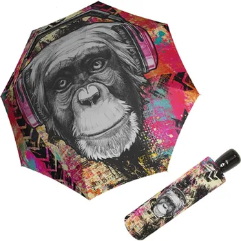 Deštník Modern Art Magic Monkey - dámský plně automatický deštník