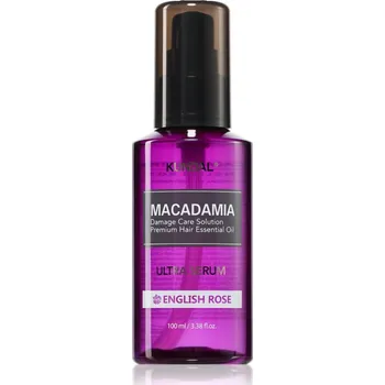 Vlasová regenerace KUNDAL Macadamia Ultra Serum English Rose regenerační olejové sérum pro poškozené vlasy 100 ml