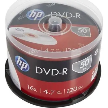 Optické médium HP DVD-R 4,7 GB (120min) 16x 50-cake
