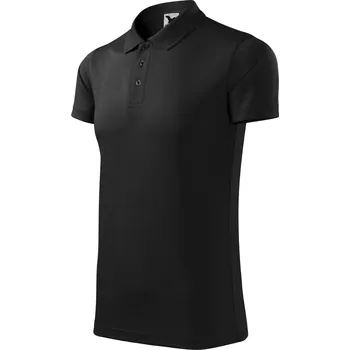 Pánské tričko MALFINI VICTORY 217 unisex polokošile Barva: černá, Velikost: L