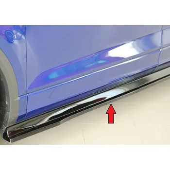 PC tuning Rieger spoiler pod boční práh mont. strana levá pro Volkswagen T-roc R A1 5-dvéř., 01/22-, plast ABS lakovaný do černé lesklé barvy
