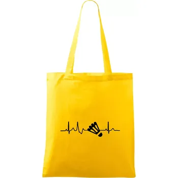 EKG Badminton košík - Taška bavlněná - 42 x 38 cm ( Žlutá )