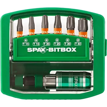 Bit Spax Sada bitů T-Star plus, torx, T10–T40 4000007899019