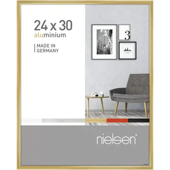 Fotoalbum Nielsen Fotorámeček Pixel, 24 × 30 cm, hliníkový, zlatý 5322001