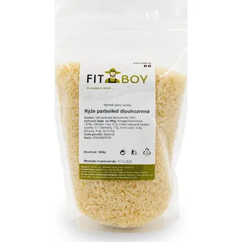 Rýže FITBOY Rýže Parboiled dlouhozrnná 1000g 1000g