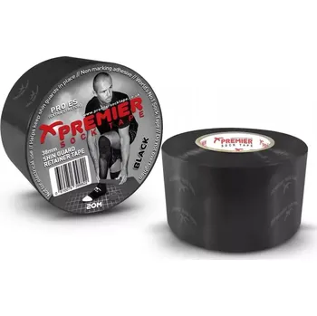 Tejpovací páska XPremier - tejp fotbalový na štulpny - černá