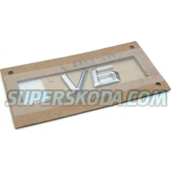 Polep vozidla Škoda Octavia II - Logo na kufr V6