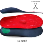Vložky ortopedické s patním lůžkem - červená č.37-38