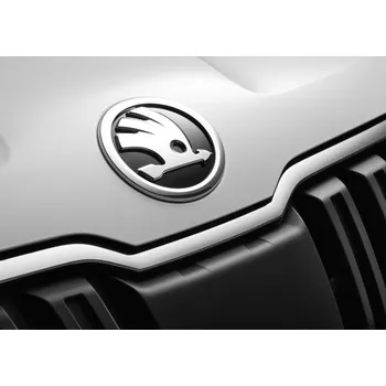 Znak automobilu Škoda Karoq - logo na kapotu
