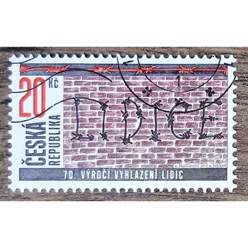 Sběratelství ČR 722 raz., 70. výročí vyhlazení Lidic, r. 2012