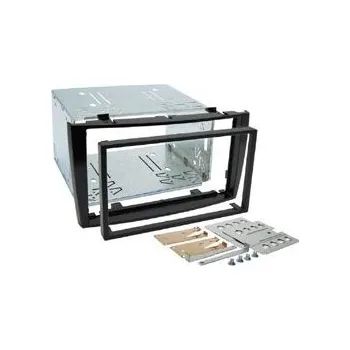 ISO redukce Rámeček autorádia 2-DIN Peugeot 308 černá lesklá O.