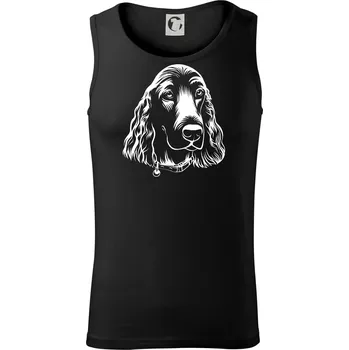 Pánské termoprádlo Kokršpaněl - hlava kreslená - Tílko pánské Core - XL ( Černá )