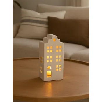 Svícen Sinsay - Svícen ve tvaru domečku - bílá - 826GJ-00X - 826GJ-00X-ONE