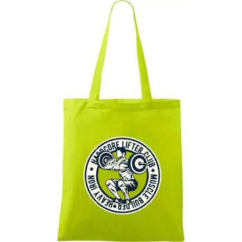 Hardcore Lifter heavy iron - Taška bavlněná - 42 x 38 cm ( Limetková )