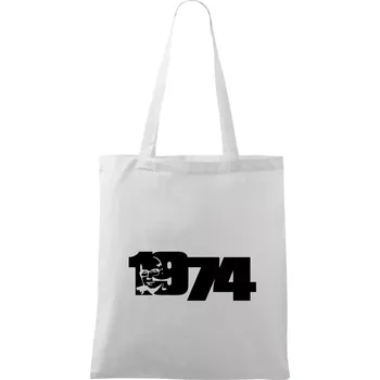 Husákovo dítě - 1974 - Taška bavlněná - 42 x 38 cm ( Bílá )