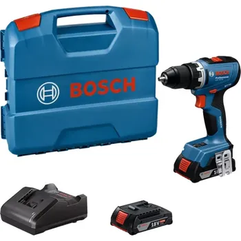 Bosch AKU vrtací šroubovák GSR 18V-65 + 2x 18V 2,0Ah v L-Case