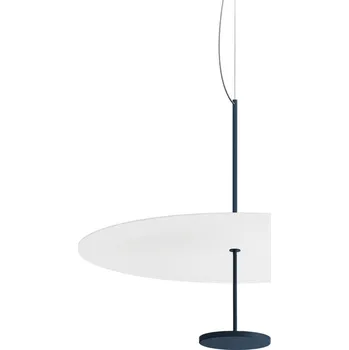 Linea Light Stilo_P, závěsné svítidlo pro nepřímé osvětlení, 32W LED 2700K, bílá/modrá, prům. 74,5cm