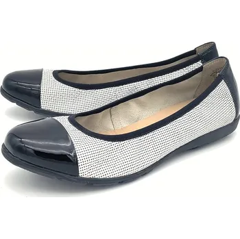 Dámské baleríny Dámské baleríny Caprice 9-9-22152-28-012 černobílá Barva: BLACK/WHITE CO, Velikost: 38