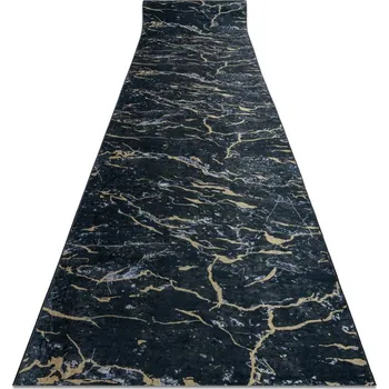 Koberec Protiskluzový běhoun LOTUS GALACTIC 9523 černý/zlatý