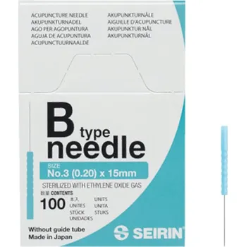 Jehla na akupunkturu SEIRIN ® B-Type - 0,20 x 15 mm