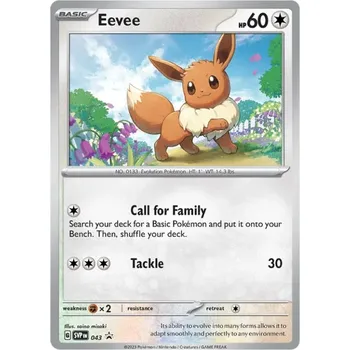 Společenská hra Pokémon karta Eevee SVP 043 Holo