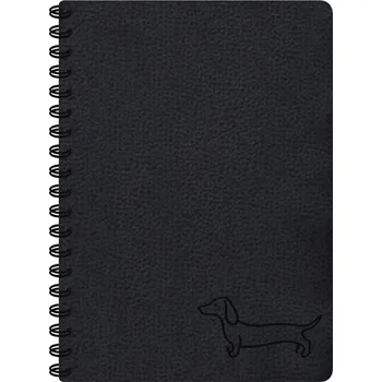 Blok Blok se spirálou black 11x15cm