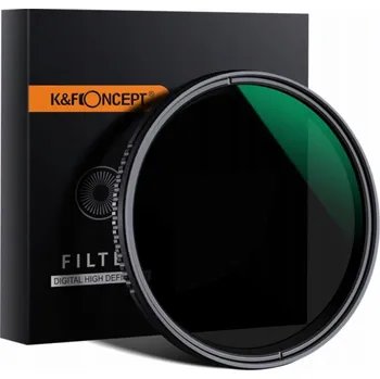 K&F filtr ND filtr 72mm NASTAVITELNÝ šedý FADER ND8-ND2000 KF () - 101384