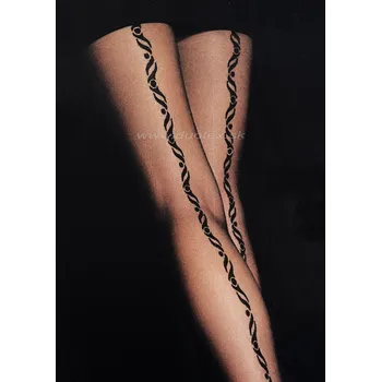 Dámské punčochy GATTA Punčochové kalhoty Moments-fantasy20-vz.24 Barva: nero, Velikost: 4(L)