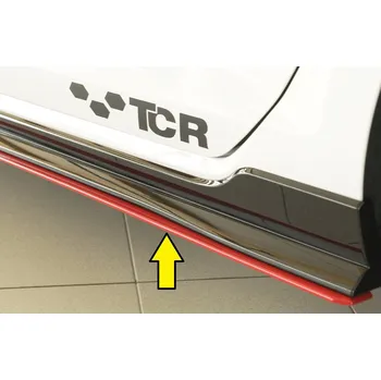 PC tuning Rieger spoiler pod boční práh mont. strana levá pro Volkswagen Golf 7 GTI-TCR 3-dvéř., 5-dvéř., r.v. 01/19-, plast ABS bez povrchové úpravy