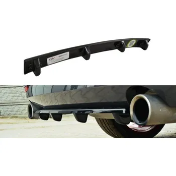 Nárazník Maxton Design splitter pod zadní nárazník s žebrováním pro BMW 4 (F32) M-packet (2013-)