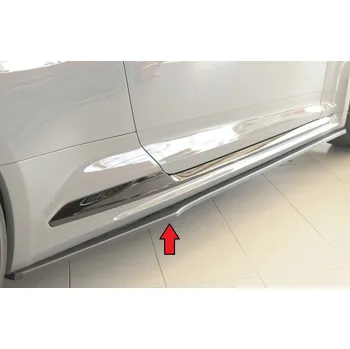 PC tuning Rieger spoiler pod boční práh mont. strana pravá pro Audi RS5 B9, F5 kupé, r.v. 03/17-02/20, plast ABS bez povrchové úpravy