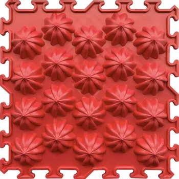 Masážní ortopedické podložky slunečníky - měkké - červená