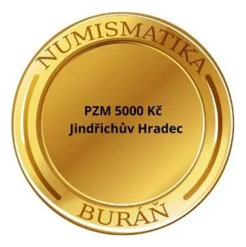 2026 - Rezervace - Pamětní zlatá mince 5000Kč Jindřichův Hradec Proof