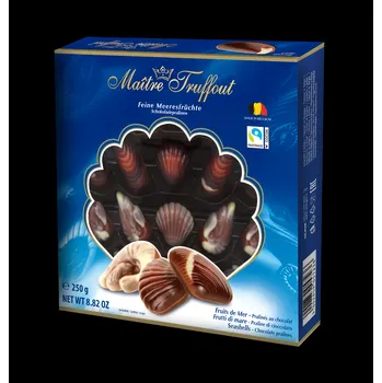 Bonboniéra Maitre Truffout mořské plody modré 250g