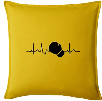 Polštář EKG box rukavice - Polštář 50x50 - 50x50 - Pouze potah ( Žlutá )