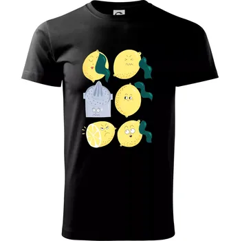 Pánské tričko Citroni kreslení (studio-arte.cz) - Triko extra velké (5-8XL) - 7XL ( Černá )