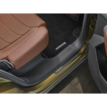 Prah karosérie Škoda Kodiaq II-Zadní dekorativní prahové lišty černé