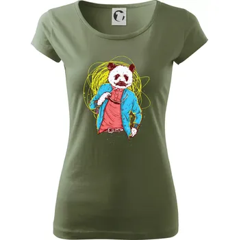 Dámské tričko Panda Bear - Dámské triko Pure - XS ( Khaki )