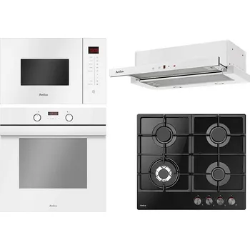 Set domácích spotřebičů Vestavný set Set Amica DP 6413LZBG + Amica OTP6641WG + Amica TFB 112 TKW + Amica TMI 25 CXW